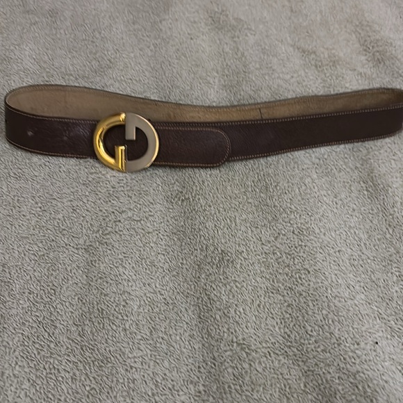 Gucci Vintage Leather Belt - Picture 2 of 8